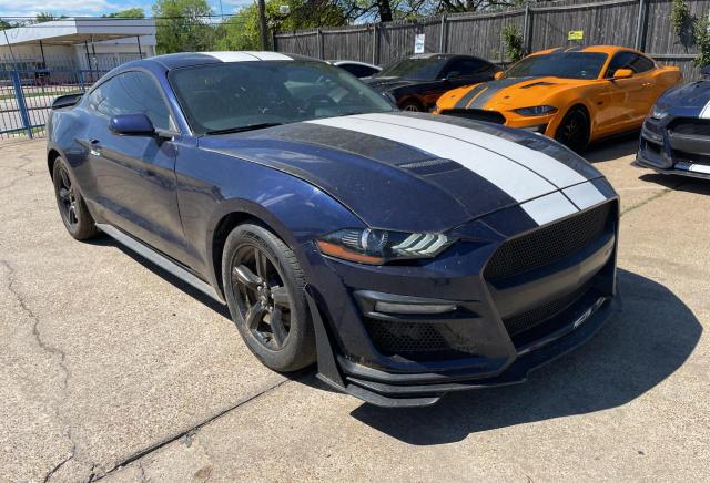 1FA6P8TH9J5175864 - 2018 FORD MUSTANG BLUE photo 1