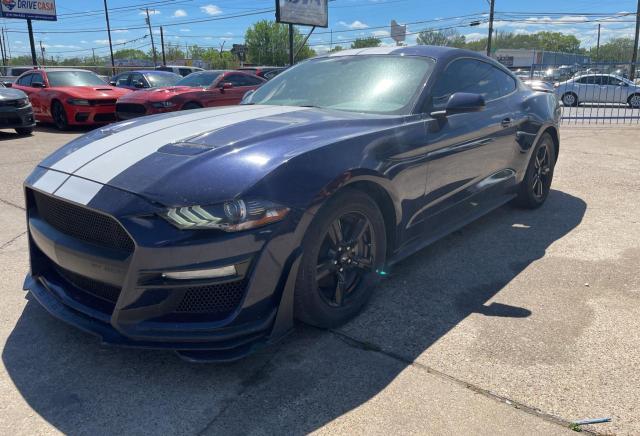 1FA6P8TH9J5175864 - 2018 FORD MUSTANG BLUE photo 2