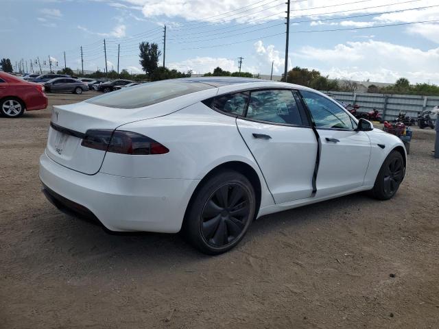 5YJSA1E56MF450937 - 2021 TESLA MODEL S Ağ foto 3