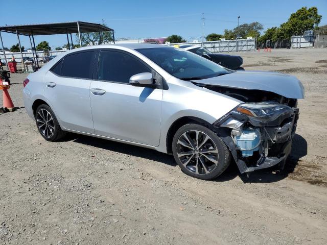 5YFBURHE5HP723054 - 2017 TOYOTA COROLLA L SILVER photo 4