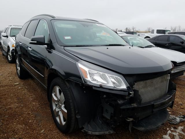 1GNKVJKD2FJ316770 - 2015 CHEVROLET TRAVERSE LTZ BLACK photo 1