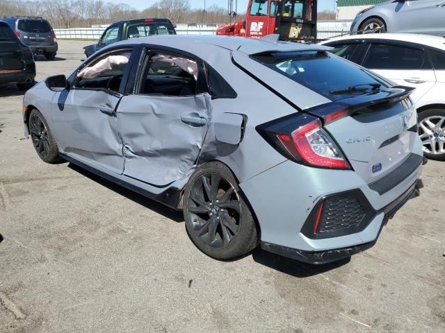 SHHFK7H98KU420673 - 2019 HONDA CIVIC SPORT TOURING GRAY photo 2