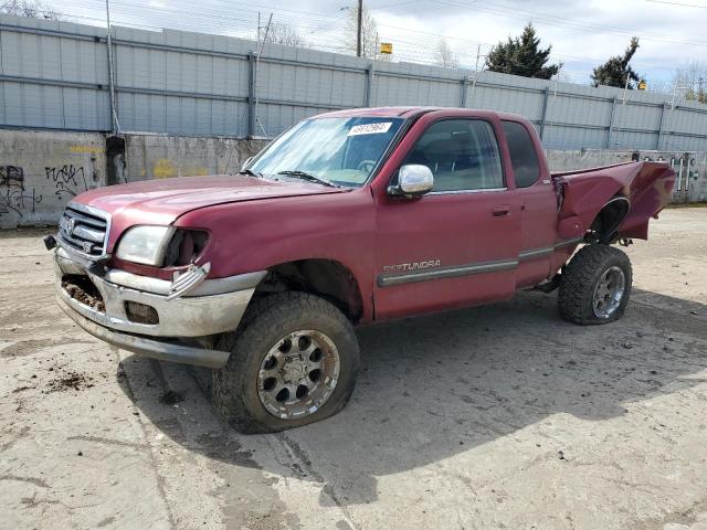5TBBT4413YS080521 - 2000 TOYOTA TUNDRA ACCESS CAB წითელი ფოტო 1