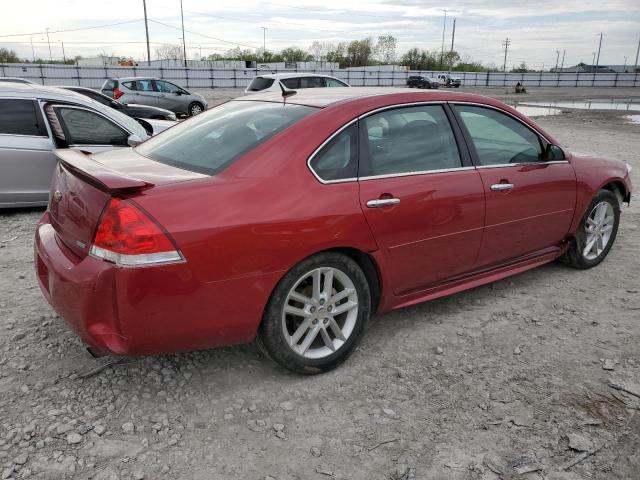 2G1WC5E38E1165316 - 2014 CHEVROLET IMPALA LIM LTZ RED photo 3