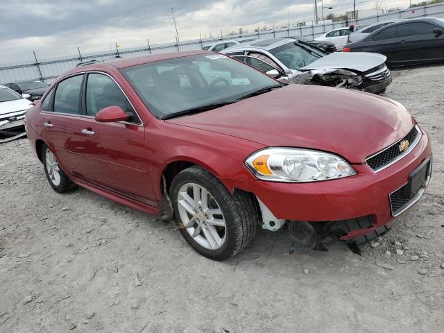 2G1WC5E38E1165316 - 2014 CHEVROLET IMPALA LIM LTZ RED photo 4