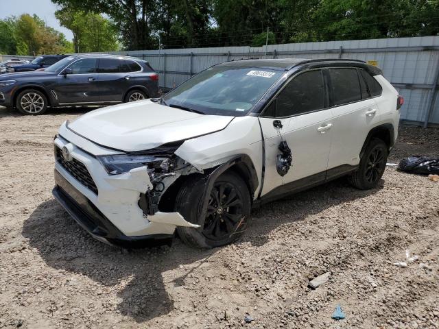 4T3E6RFV7NU104757 - 2022 TOYOTA RAV4 XSE WHITE photo 1