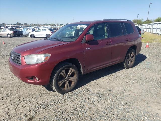 JTEDS43A982053704 - 2008 TOYOTA HIGHLANDER SPORT RED photo 1