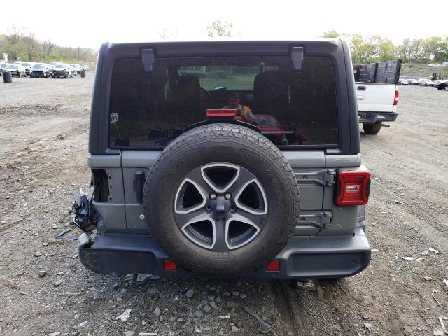 1C4HJXDG8LW221959 - 2020 JEEP WRANGLER U SPORT GRAY photo 6