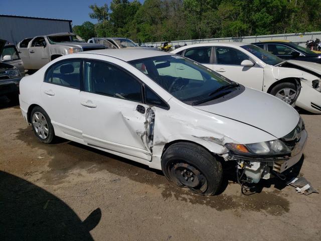 2HGFA16519H364082 - 2009 HONDA CIVIC LX WHITE photo 4