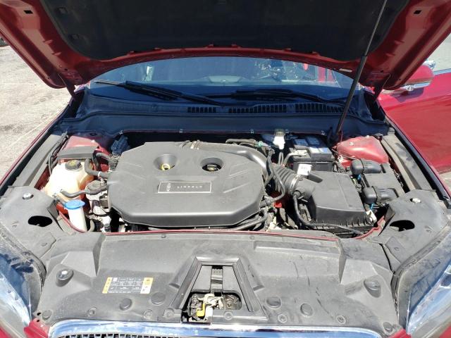 3LN6L5A98KR604373 - 2019 LINCOLN MKZ 勃艮第红 照片 11