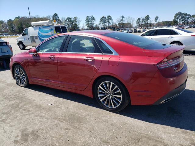 3LN6L5A98KR604373 - 2019 LINCOLN MKZ 勃艮第红 照片 2