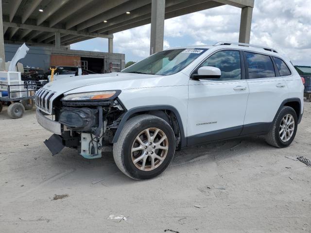 1C4PJLCB2EW163358 - 2014 JEEP CHEROKEE LATITUDE WHITE photo 1