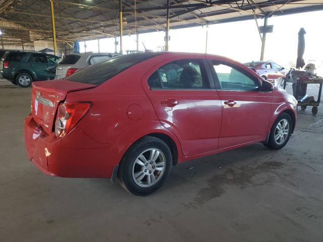 1G1JC5SHXD4131570 - 2013 CHEVROLET SONIC LT RED photo 3