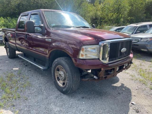 1FTWW31P06EB12038 - 2006 FORD F350 SRW SUPER DUTY RED photo 1