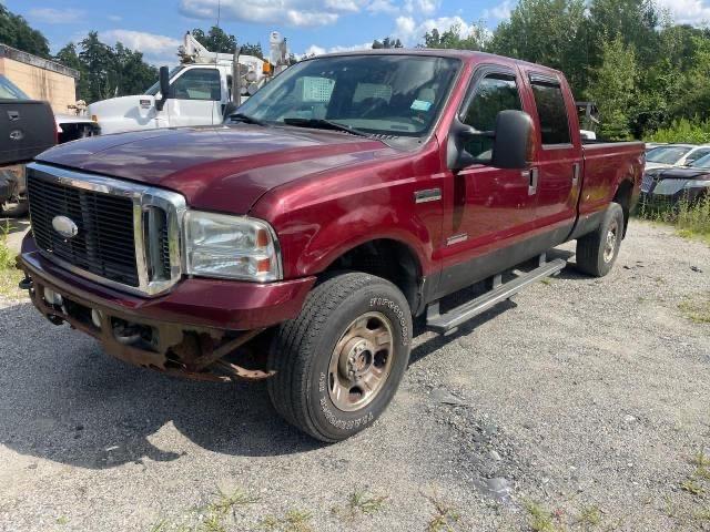 1FTWW31P06EB12038 - 2006 FORD F350 SRW SUPER DUTY RED photo 2