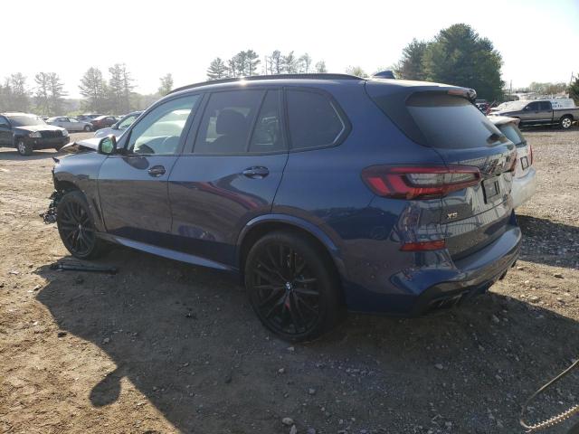 5UXJU4C04P9N92891 - 2023 BMW X5 M50I BLUE photo 2