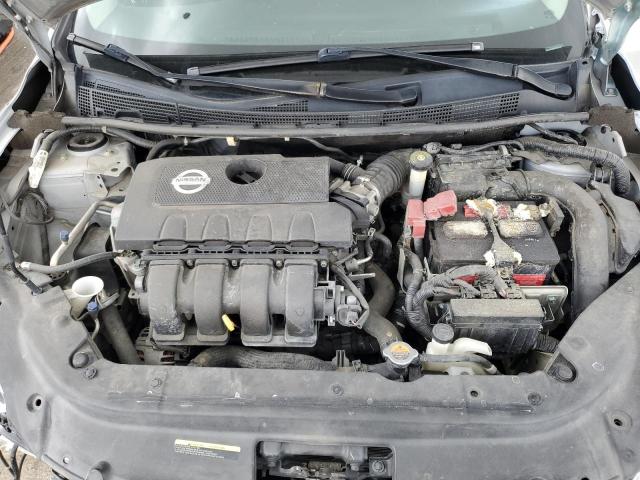 3N1AB7APXFL643442 - 2015 NISSAN SENTRA S SILVER photo 11