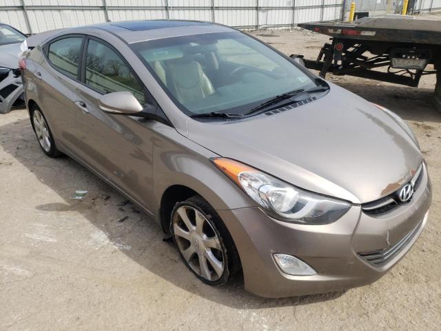 5NPDH4AEXDH181905 - 2013 HYUNDAI ELANTRA GLS TAN photo 4