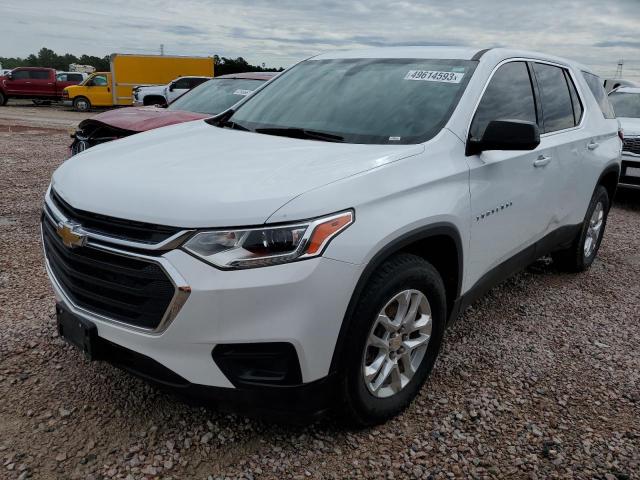 1GNERFKW7KJ303670 - 2019 CHEVROLET TRAVERSE LS WHITE photo 1