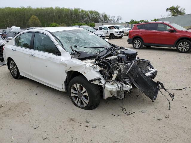 1HGCR2F3XEA086193 - 2014 HONDA ACCORD LX WHITE photo 4