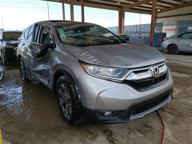 7FARW1H83JE005075 - 2018 HONDA CR-V EXL SILVER photo 4