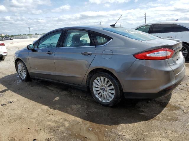 3FA6P0UU3ER368706 - 2014 FORD FUSION S HYBRID GRAY photo 2