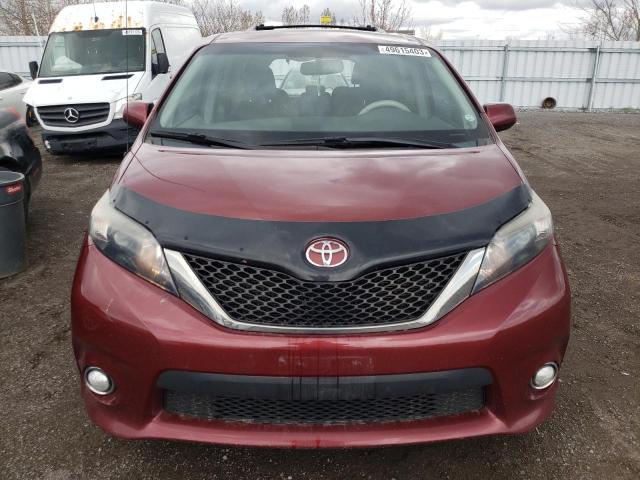 5TDXK3DCXDS318547 - 2013 TOYOTA SIENNA SPORT MAROON photo 5