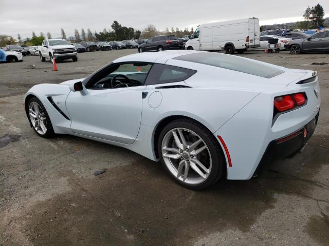 1G1YB2D70K5121772 - 2019 CHEVROLET CORVETTE STINGRAY 1LT TWO TONE photo 2