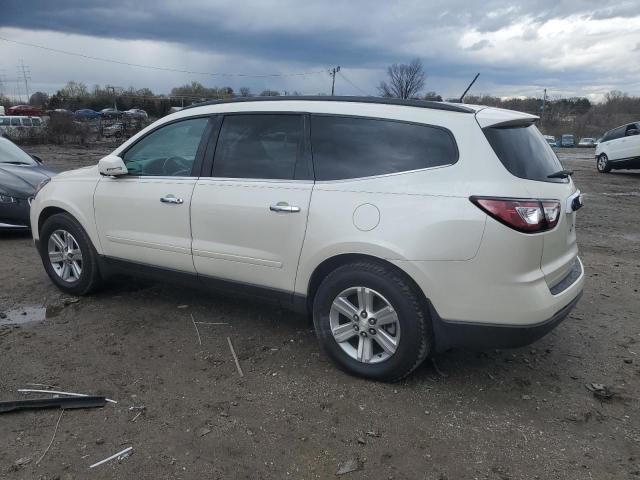 1GNKRHKD8EJ186828 - 2014 CHEVROLET TRAVERSE LT WHITE photo 2