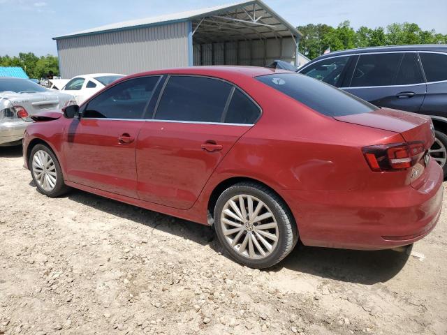 3VWL07AJ3GM228012 - 2016 VOLKSWAGEN JETTA SEL RED photo 2