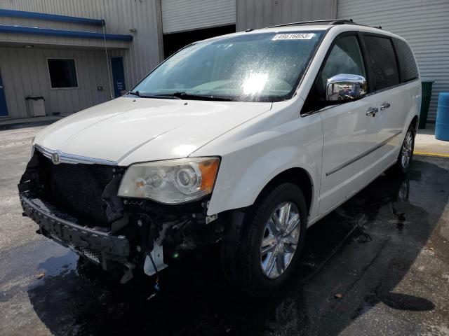 2A8HR64X78R689967 - 2008 CHRYSLER TOWN & COU LIMITED WHITE photo 1