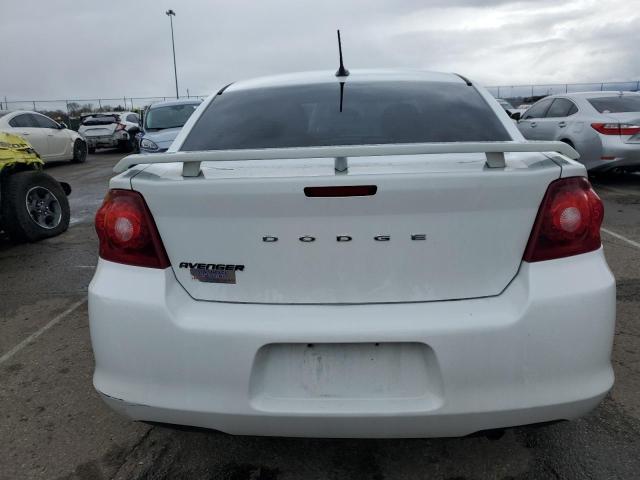 1C3CDZAB0EN125780 - 2014 DODGE AVENGER SE WHITE photo 6