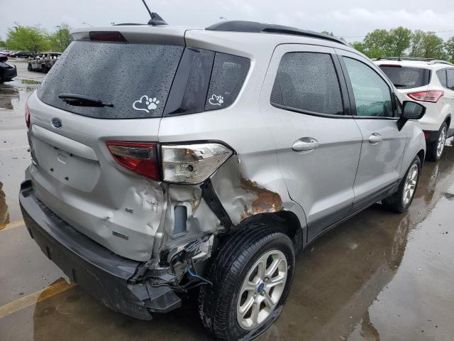 MAJ3P1TE5JC194813 - 2018 FORD ECOSPORT SE SILVER photo 3