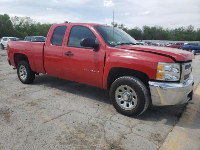 1GCRCREA3DZ258437 - 2013 CHEVROLET SILVERADO C1500  LS RED photo 4