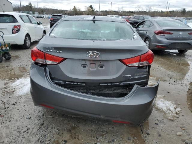 5NPDH4AE6DH309959 - 2013 HYUNDAI ELANTRA GLS GRAY photo 6