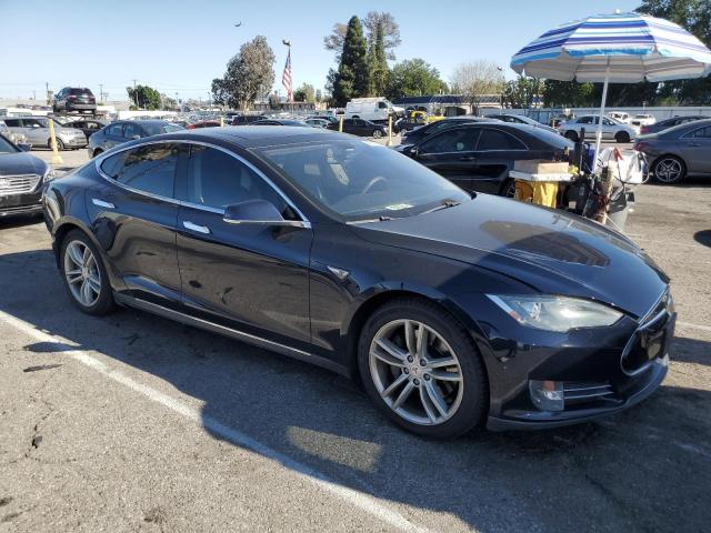 5YJSA1CN9DFP15739 - 2013 TESLA MODEL S BLACK photo 4