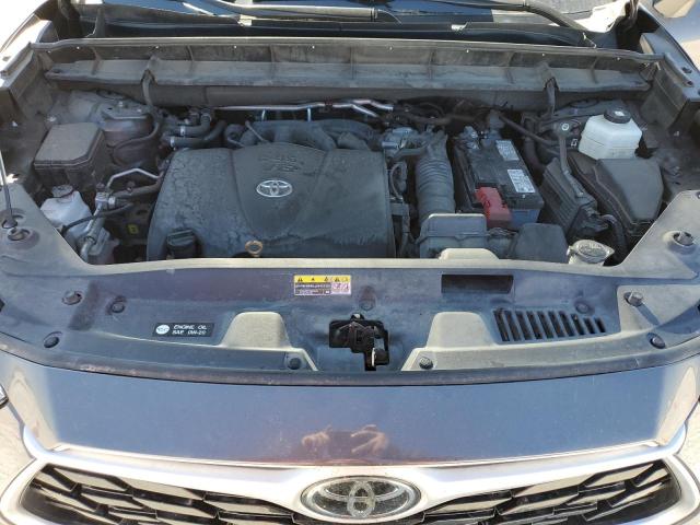 5TDGZRBH4MS088565 - 2021 TOYOTA HIGHLANDER XLE GRAY photo 12