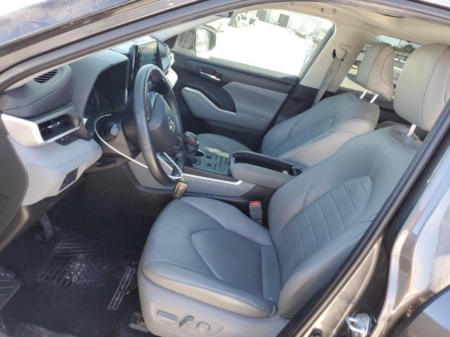 5TDGZRBH4MS088565 - 2021 TOYOTA HIGHLANDER XLE GRAY photo 7
