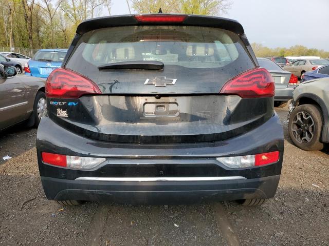 1G1FY6S07M4103183 - 2021 CHEVROLET BOLT EV LT BLACK photo 6