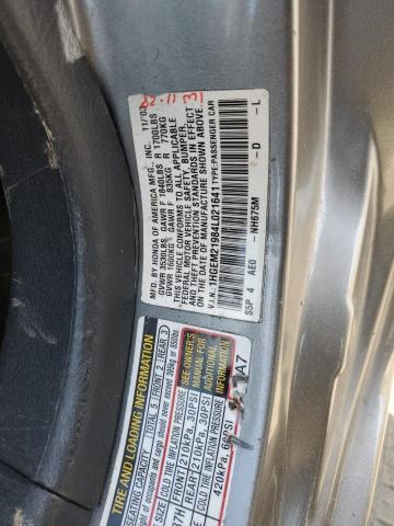 1HGEM21984L021641 - 2004 HONDA CIVIC EX GRAY photo 12