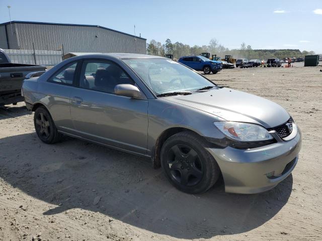 1HGEM21984L021641 - 2004 HONDA CIVIC EX GRAY photo 4