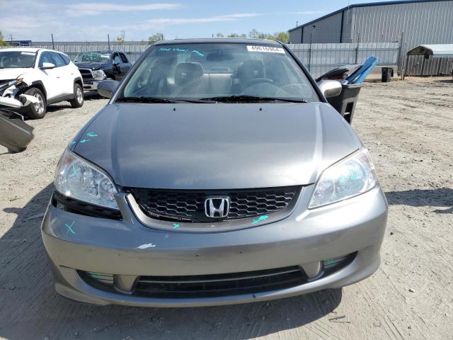 1HGEM21984L021641 - 2004 HONDA CIVIC EX GRAY photo 5