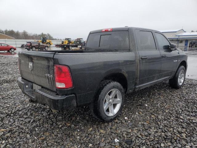 1D7RV1CT2AS239372 - 2010 DODGE RAM 1500 BLACK photo 3