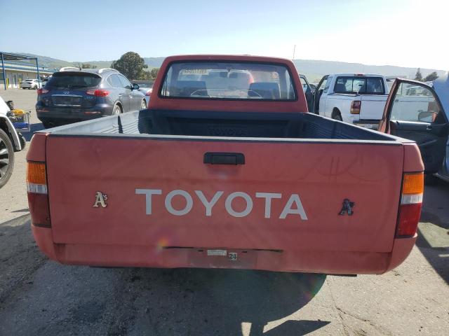 4TARN81A0PZ132305 - 1993 TOYOTA PICKUP 1/2 TON SHORT WHEELBASE STB RED photo 6