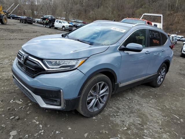 2HKRW2H97MH662056 - 2021 HONDA CR-V TOURING GRAY photo 1