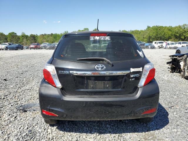 JTDJTUD32CD530314 - 2012 TOYOTA YARIS BLACK photo 6