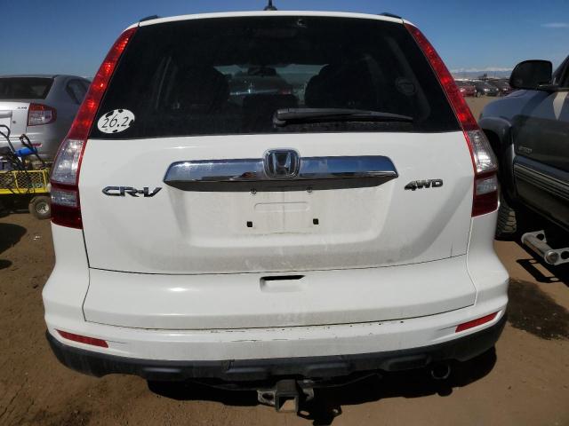 5J6RE4H79BL107660 - 2011 HONDA CR-V EXL WHITE photo 6