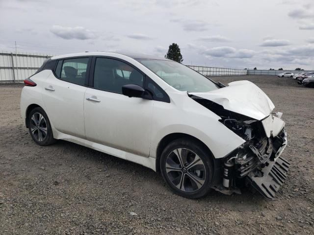 1N4BZ1CV1MC553455 - 2021 NISSAN LEAF SV PLUS WHITE photo 4