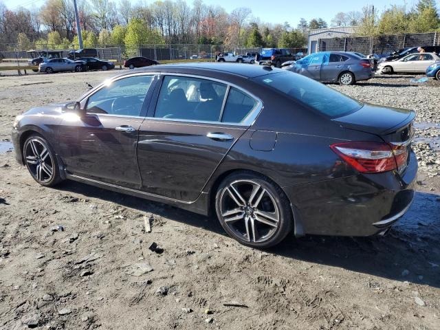 1HGCR3F93GA028312 - 2016 HONDA ACCORD TOURING BROWN photo 2