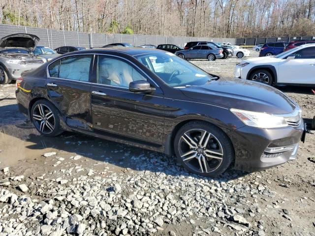 1HGCR3F93GA028312 - 2016 HONDA ACCORD TOURING BROWN photo 4